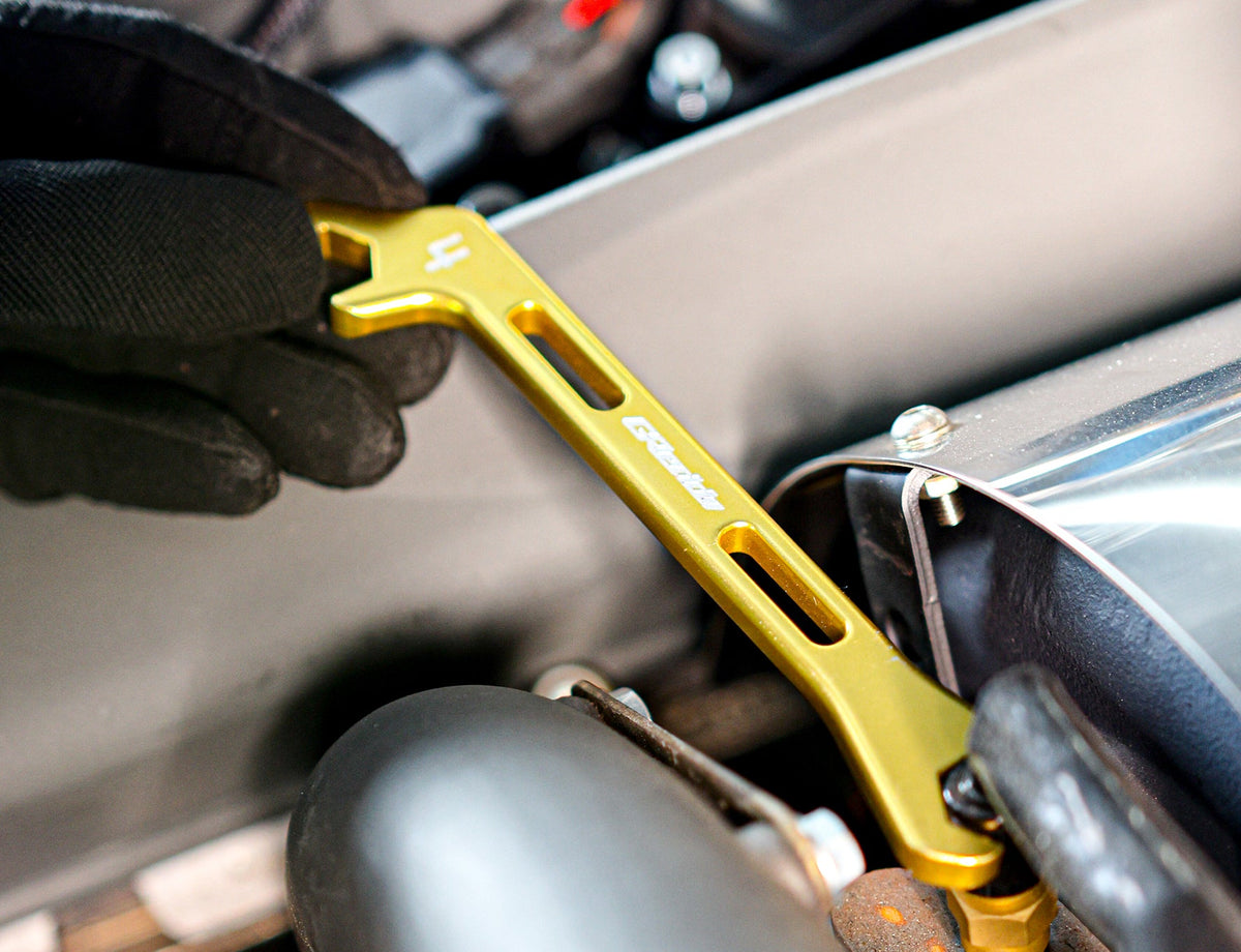 GReddy Angled AN Wrenches - Gold Anodized — image 4