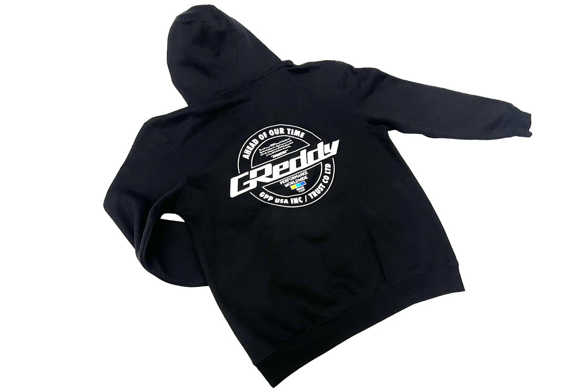 GReddy Worldwide Seal Pullover Hoodie - Black — image 1