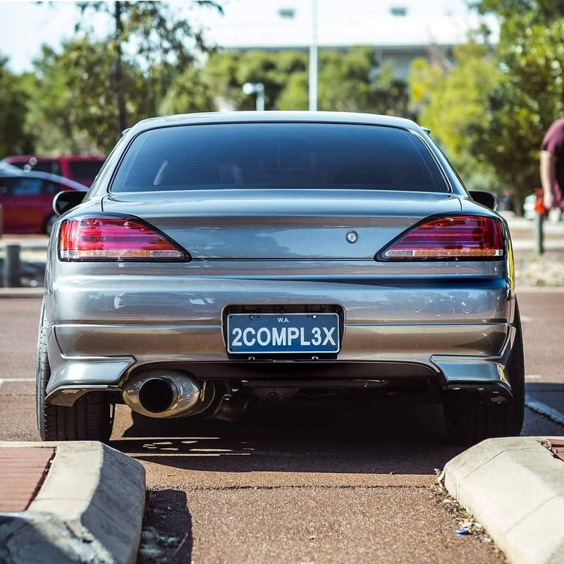 S15 シルビア / ヴァリエッタ 流れるウインカー サイドマーカー付き ファイバーLEDテールランプ インナーレッド — image 8