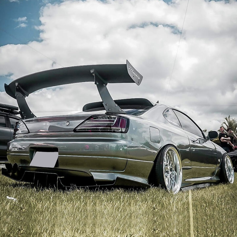 S15 シルビア / ヴァリエッタ 流れるウインカー サイドマーカー付き ファイバーLEDテールランプ スモーク — image 11