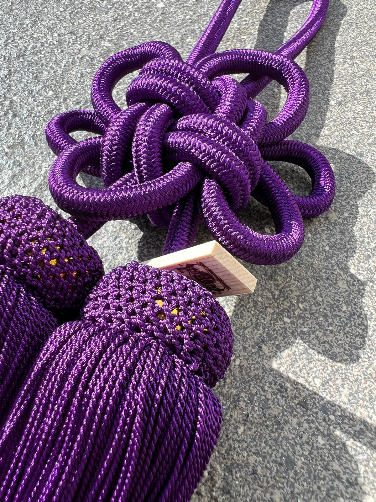 Tassel Chrysanthemum-Knot Large Size Purple — image 1