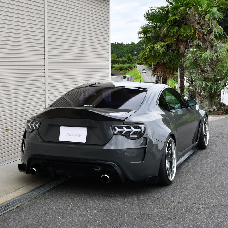 86 / BRZ / FRS NEWカラー 流れるウインカー ファイバーLEDテールランプ V3 ブラック / クリアー — image 13