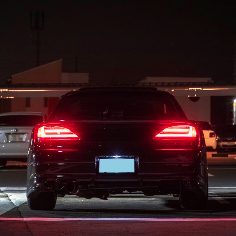 S15 シルビア / ヴァリエッタ 流れるウインカー サイドマーカー付き ファイバーLEDテールランプ インナーレッド — image 13
