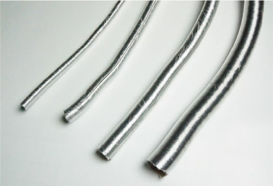 HPI Insulation Tube Ø55 × 1 m — Silver, Split Type — image 1