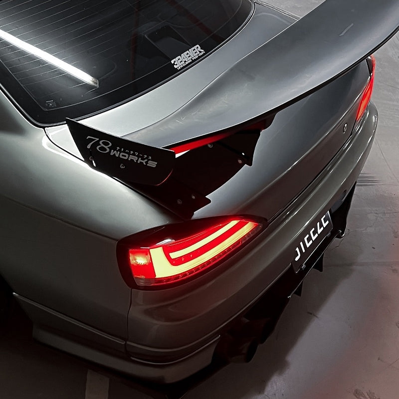 S15 シルビア / ヴァリエッタ 流れるウインカー サイドマーカー付き ファイバーLEDテールランプ インナーレッド — image 15