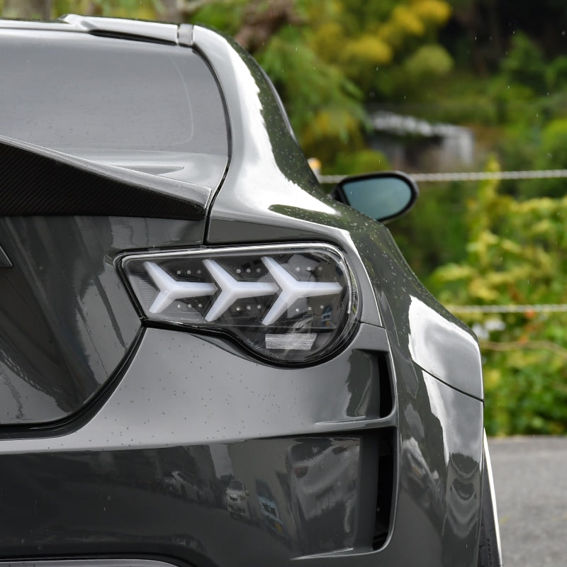 86 / BRZ / FRS NEWカラー 流れるウインカー ファイバーLEDテールランプ V3 ブラック / クリアー — image 20