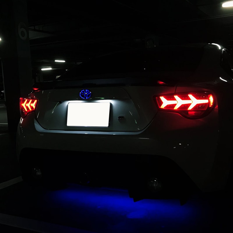 86 / BRZ / FRS NEWカラー 流れるウインカー ファイバーLEDテールランプ V3 ブラック / クリアー — image 22