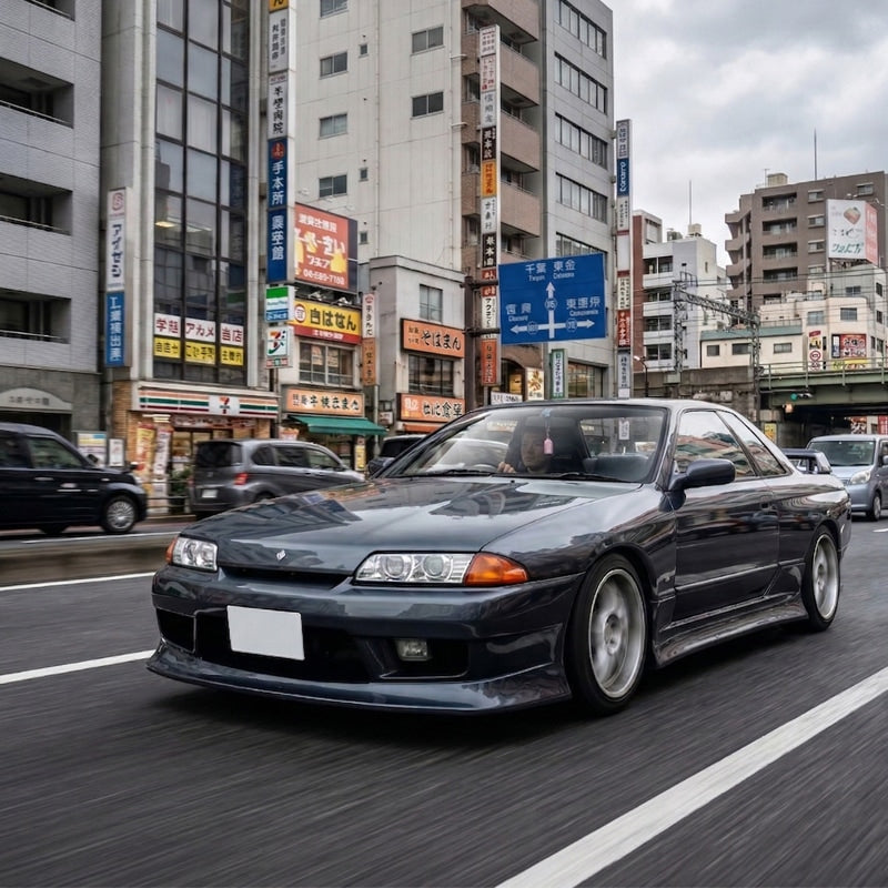 R32 スカイライン GTS GT-R 高輝度LED 4灯仕様 フルLEDヘッドライト クローム — image 13