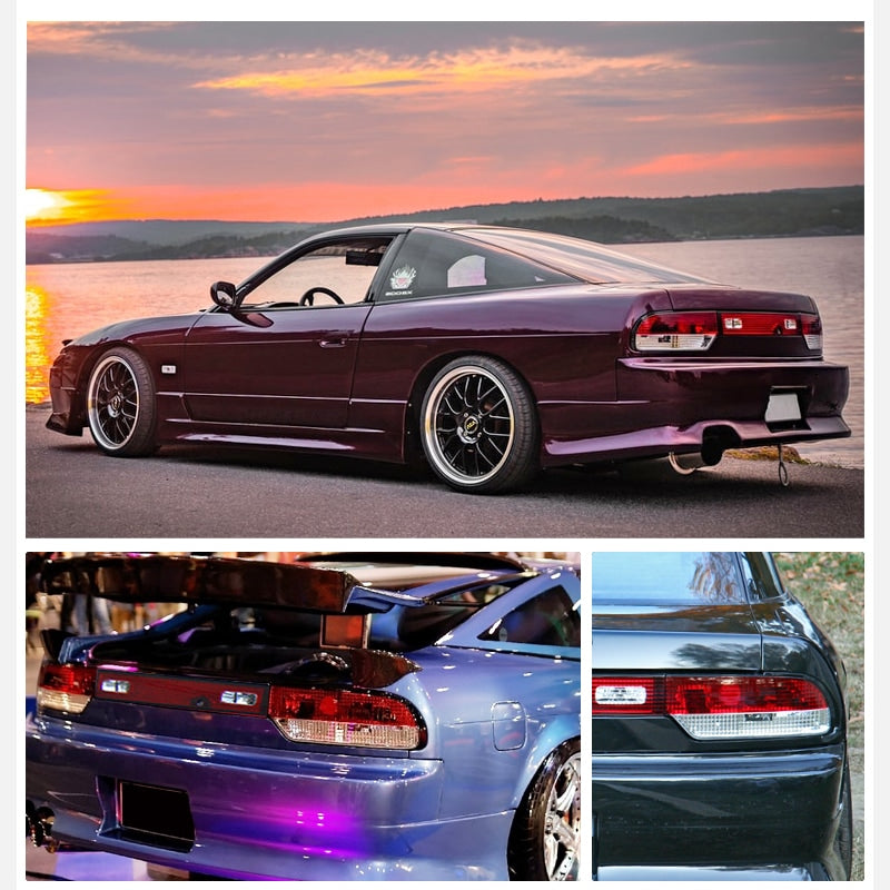 NISSAN 180SX ワンエイティ 前期 中期 RS13 RPS13 KRPS13 クリスタル センターガーニッシュ レッドクリアー — image 3