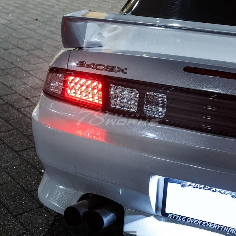 S14 CS14 シルビア 特注カラー オリジナル仕様 LEDテールランプ ブラッククリアー — image 8