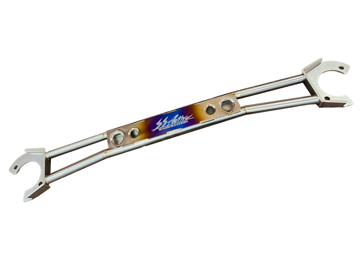Garage Active "SS Active" Titanium Front Tower Bar(s) - (R32/R33/R34) — image 5