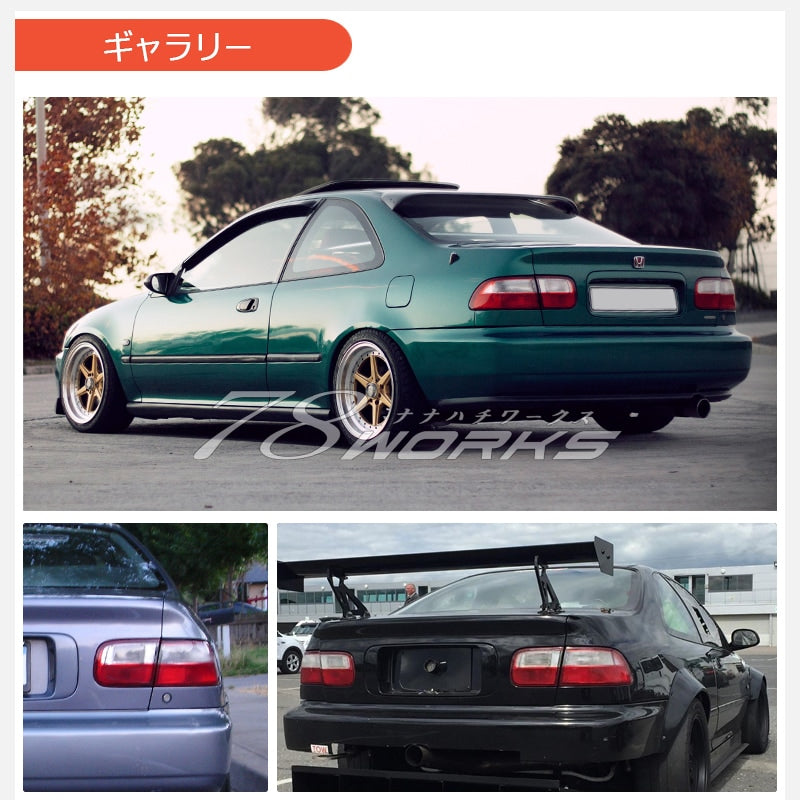シビック クーペ フェリオ EG7 EG8 EG9 EH1 EJ1 EJ3 USタイプ テールランプ レッドクリアー — image 4