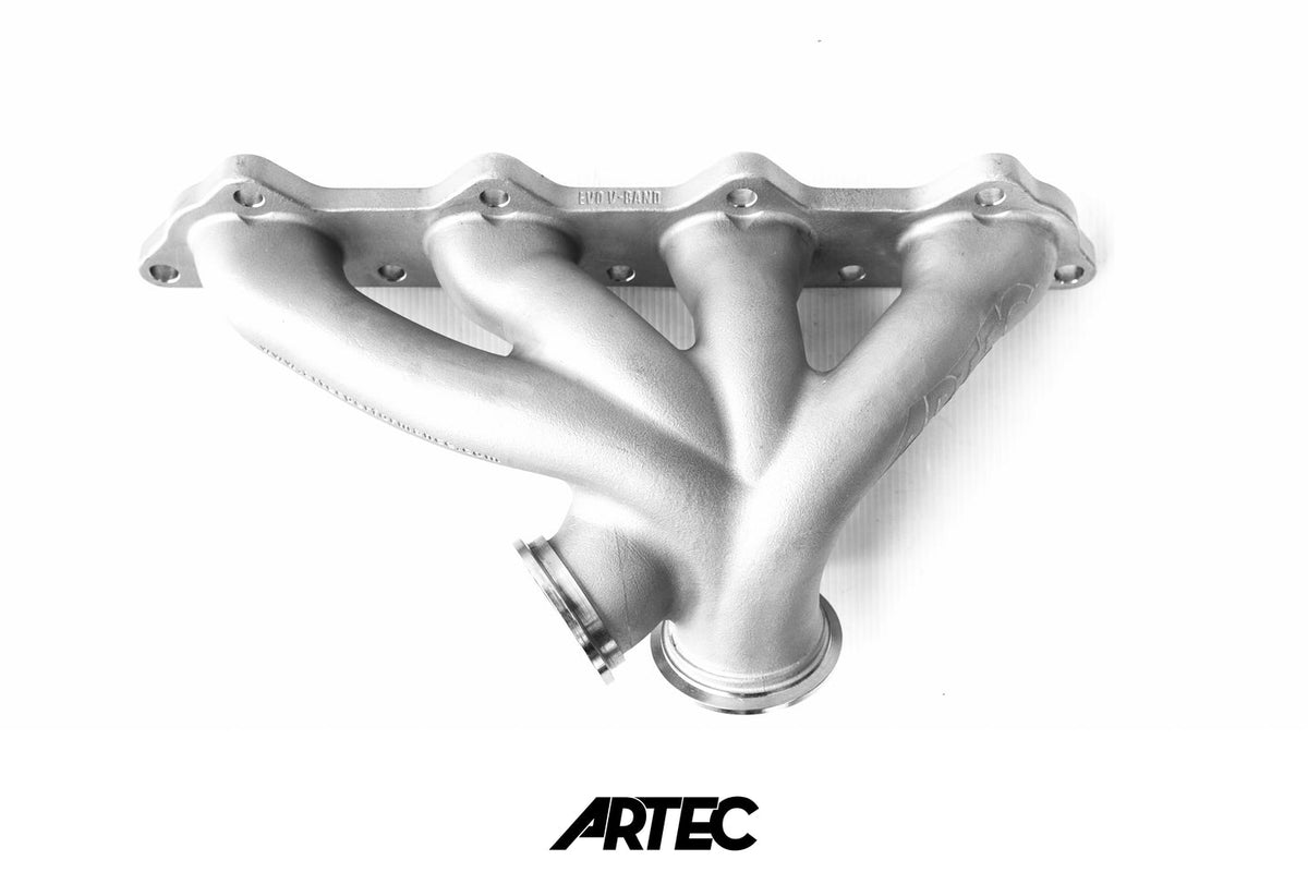 Artec Mitsubishi 4G63 Low Mount V-Band (Reverse Rotation) Turbo Exhaust Manifold [4G63-VBAND-RR-EX] - 58530041 — image 1