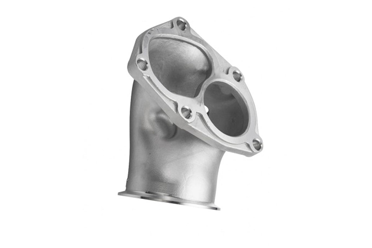 Artec Mitsubishi 4G63 3.5” Cast Outlet O2 Housing Dump Pipe [4G63-DUMP-VBAND] - 58530043 — image 2