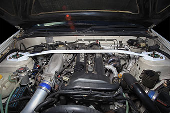 Strut Tower BAR /steel /front /type I - Nissan SILVIA/180Sx (PS13/RPS13) — image 1