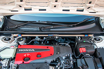 Strut Tower BAR /Titanium /Front /Type I - HONDA CIVIC Type-R (FL5)/Type-RS(FL1) — image 2