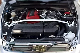 Strut Tower BAR /Aluminium /Front /Type I - HONDA S2000 (AP1) — image 2