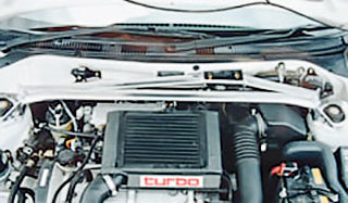 Strut Tower BAR /Aluminium /Front /Type II - TOYOTA STARLET EP91(Turbo)