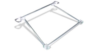 Strut Tower BAR/Alumi/Rear/Square - MITSUBISHI LANCER Evo.IV~Ix (CN9A/CP9A/CT9A) — image 2