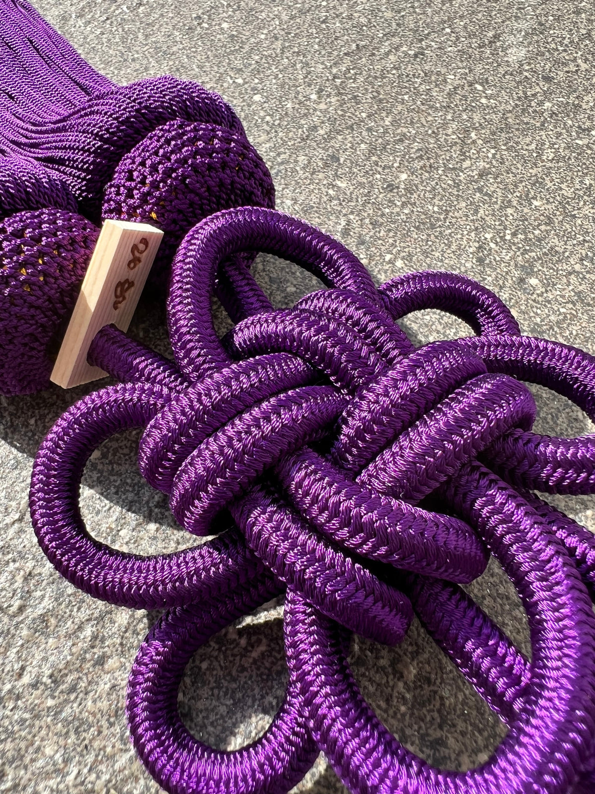 Tassel Chrysanthemum-Knot Large Size Purple — image 3
