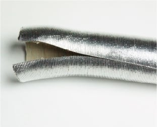 HPI Insulation Tube Ø80 × 1 m — Silver, Split Type — image 2