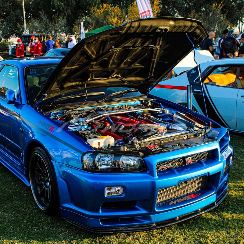 R34 スカイライン 前期用 HR34 ER34 ENR34 BNR34 クリスタル フロントウインカーランプ クリアー — image 4