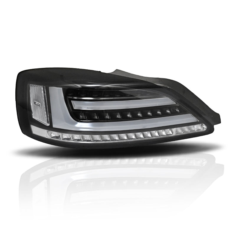 S15 シルビア / ヴァリエッタ 流れるウインカー サイドマーカー付き ファイバーLEDテールランプ ブラック/クリアー — image 7