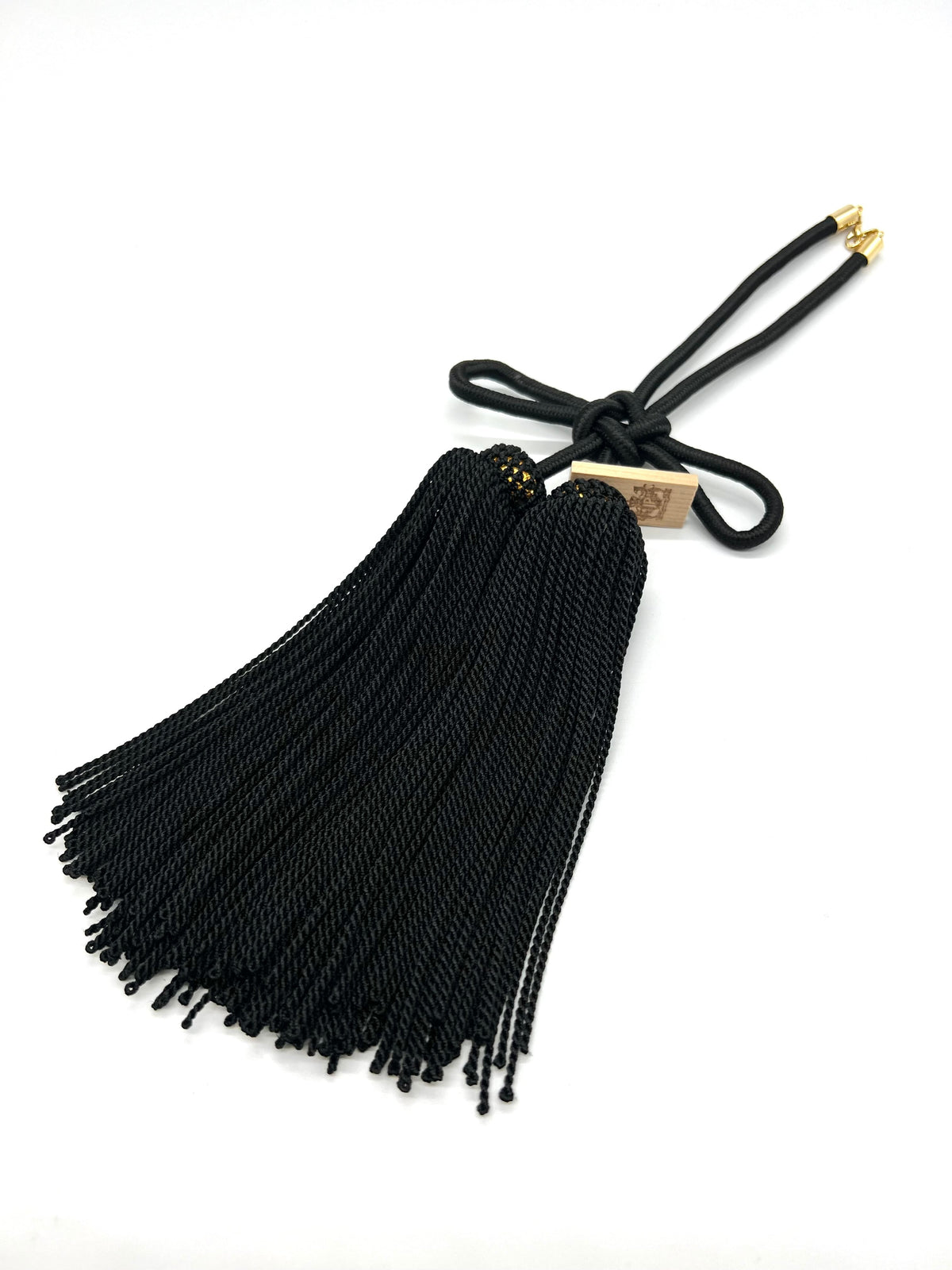 Tassel Agemaki Knot Medium Size Black — image 1