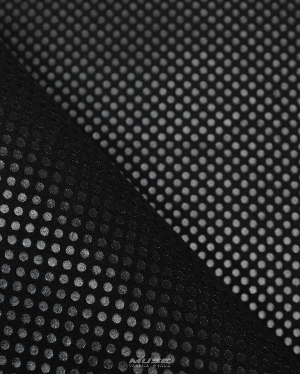 BNR34 V-Spec II Style Seat Dot Fabric — Black, Small Sheet — image 5