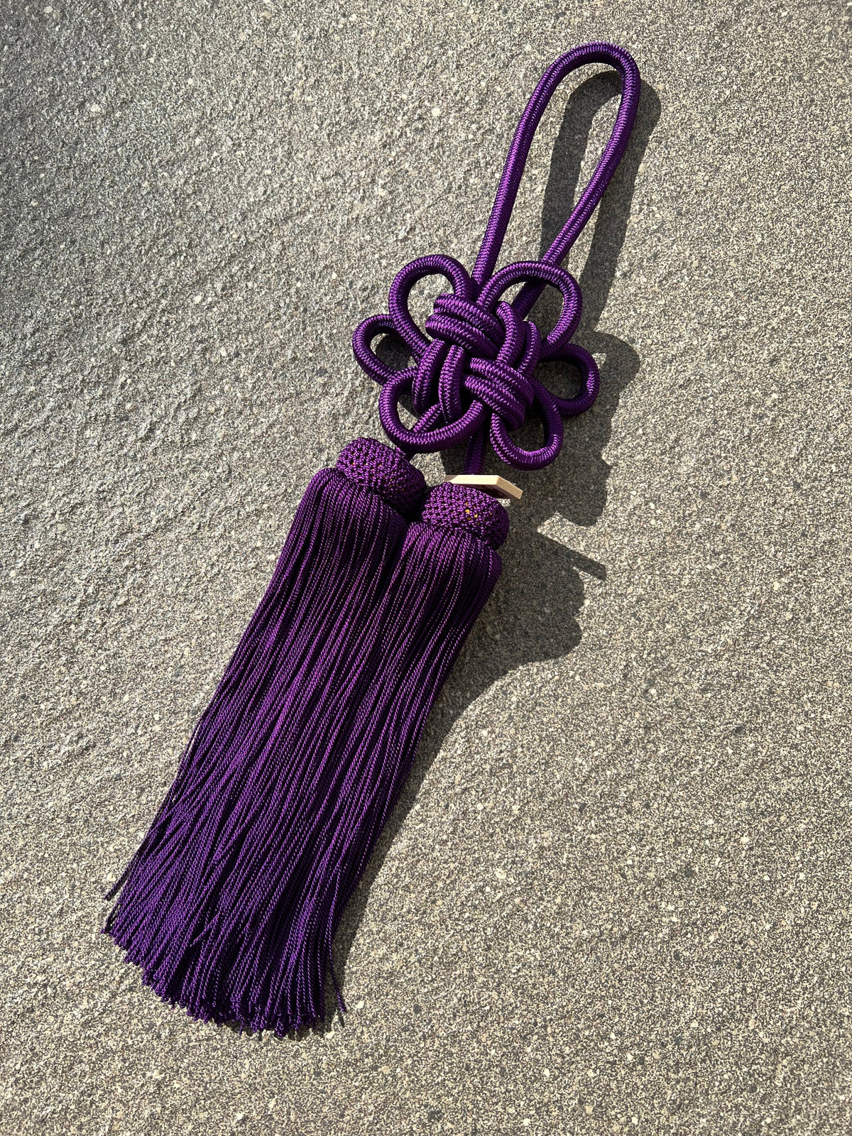 Tassel Chrysanthemum-Knot Large Size Purple — image 2