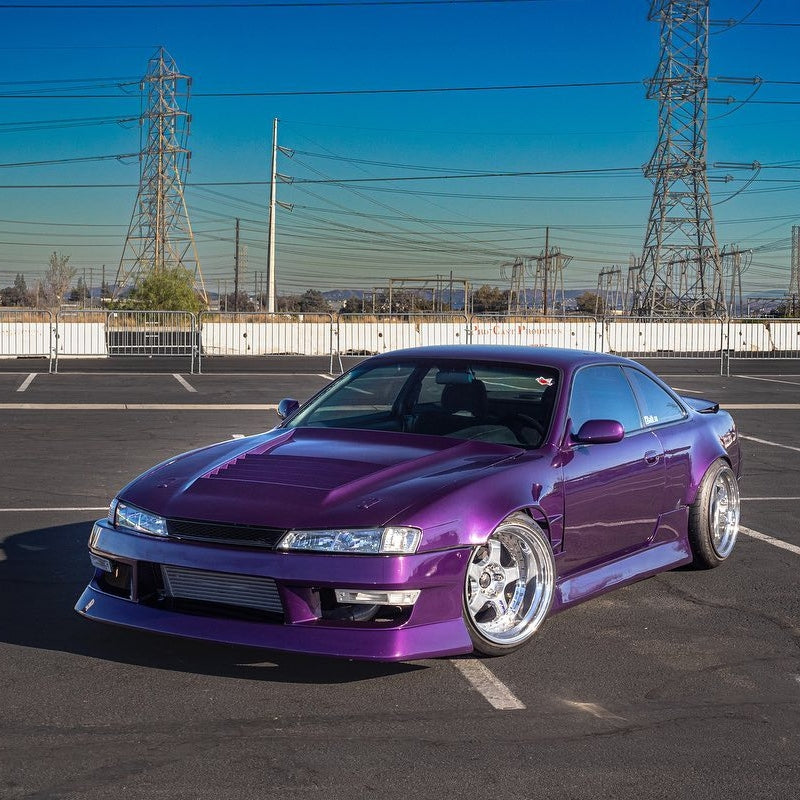 S14 シルビア 後期用 海外人気 クリアーレンズモデル ヘッドライト クローム — image 6