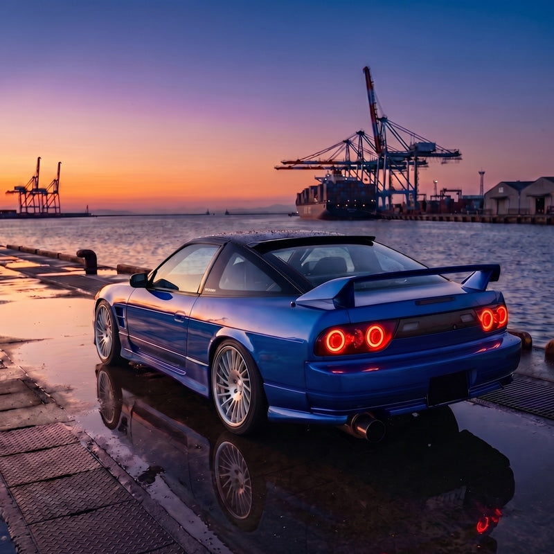 NISSAN 180SX ワンエイティ シルエイティ 後期用 RPS13 KRPS13 LED テールランプ V3 クリアー — image 12