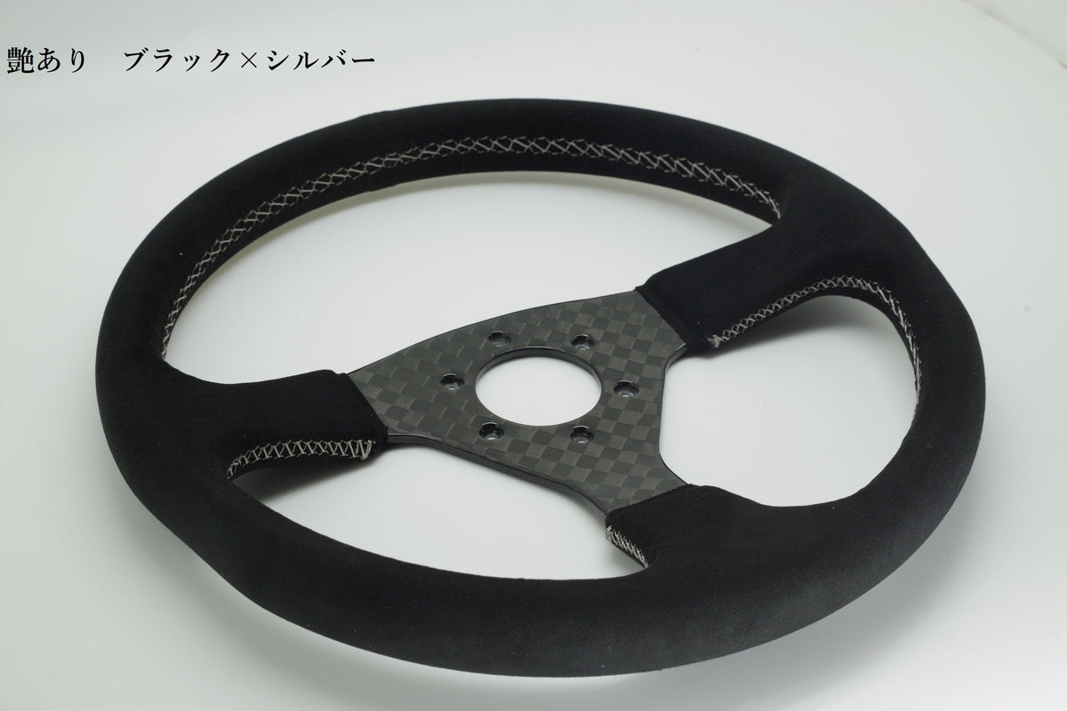 34φ(340mm) Carbon Steering Wheel Checkered Pattern 34φ(340mm) — image 3