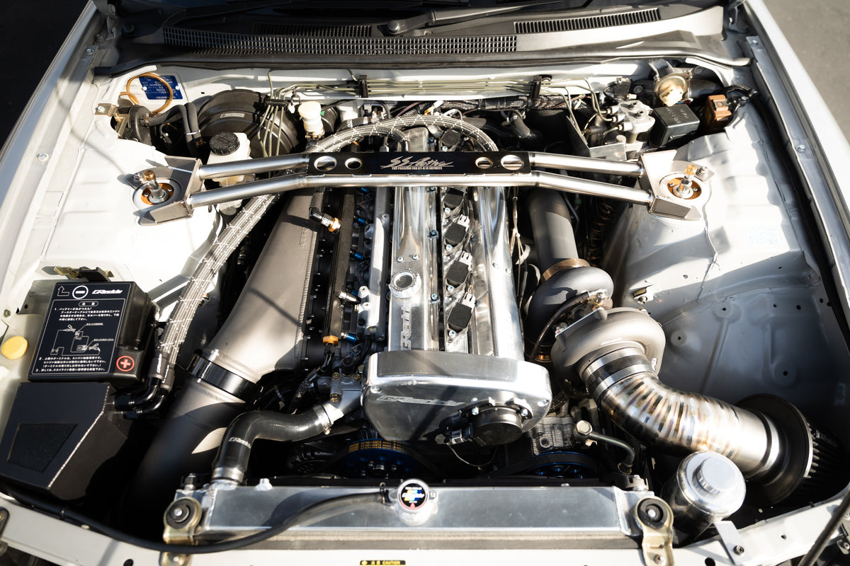 Garage Active "SS Active" Titanium Front Tower Bar(s) - (R32/R33/R34) — image 3