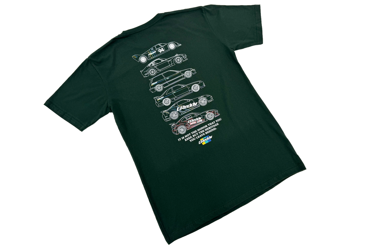 GReddy Heritage 4.0 Tee - Sports Green — image 1