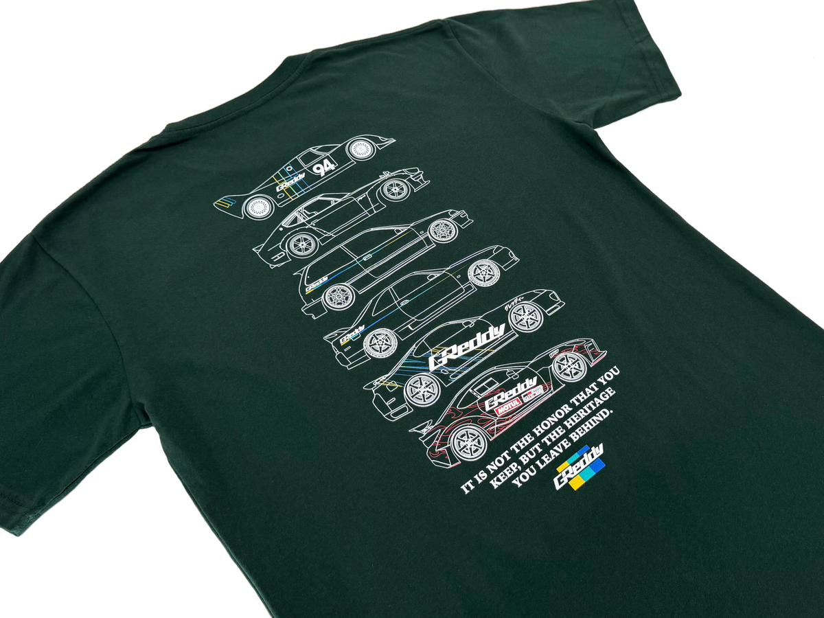 GReddy Heritage 4.0 Tee - Sports Green — image 2