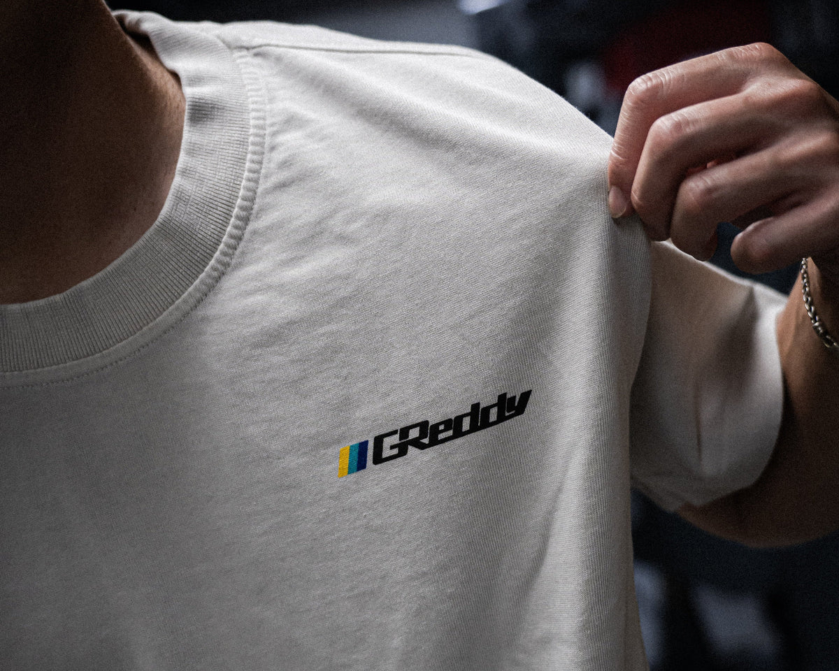 GReddy Heritage 4.0 Boxy Tee - Pigment Lunar Rock — image 3