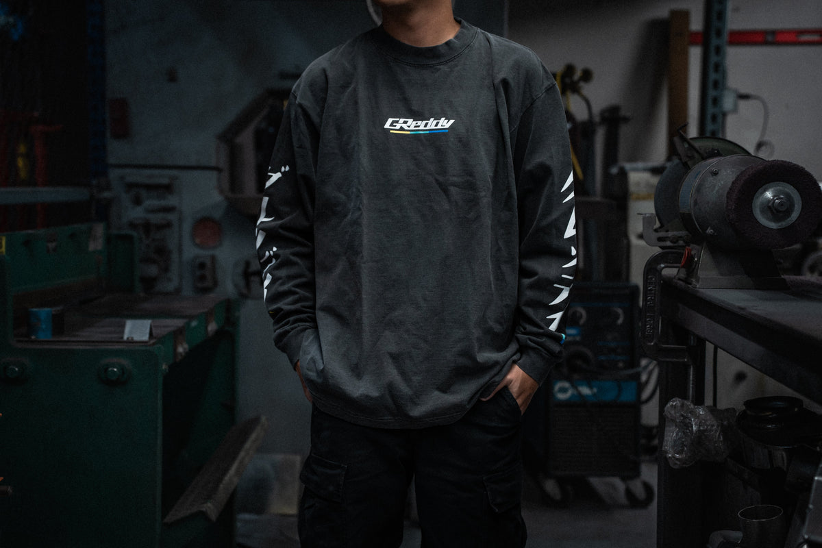 GReddy Understripe Boxy Long Sleeve Tee - Shadow — image 5