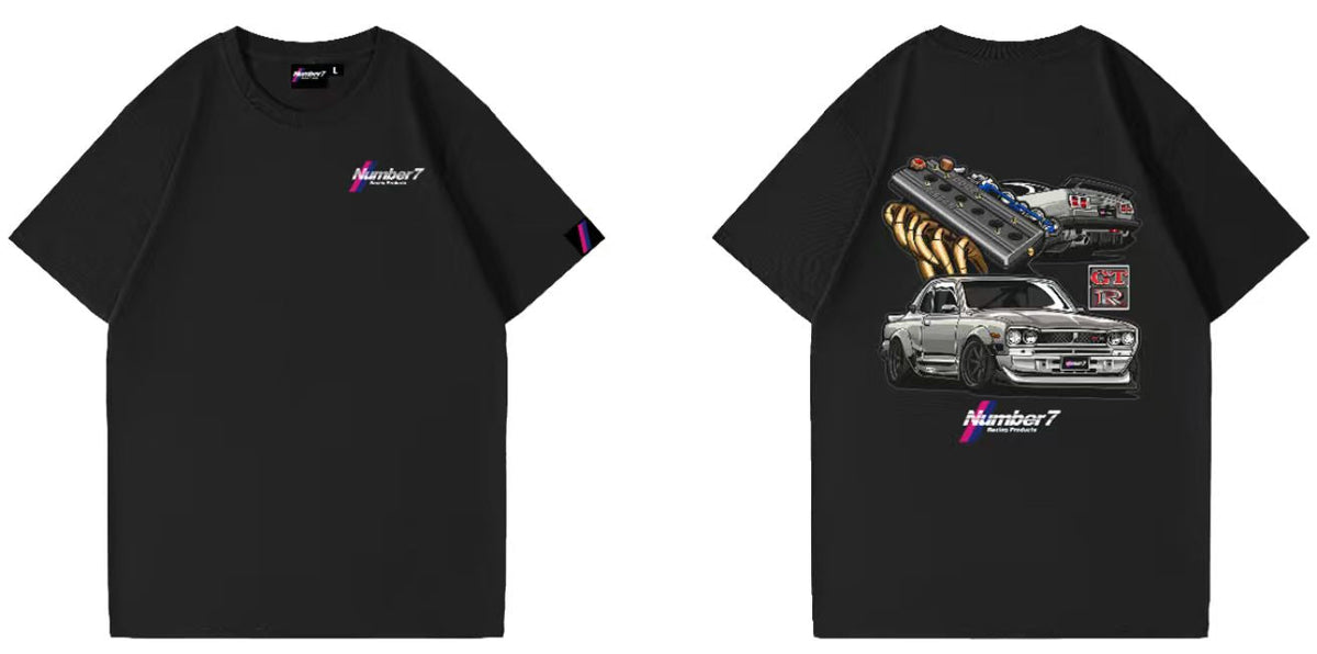 Number7 Hakosuka BACK PRINT T-SHIRT Number7 — image 5
