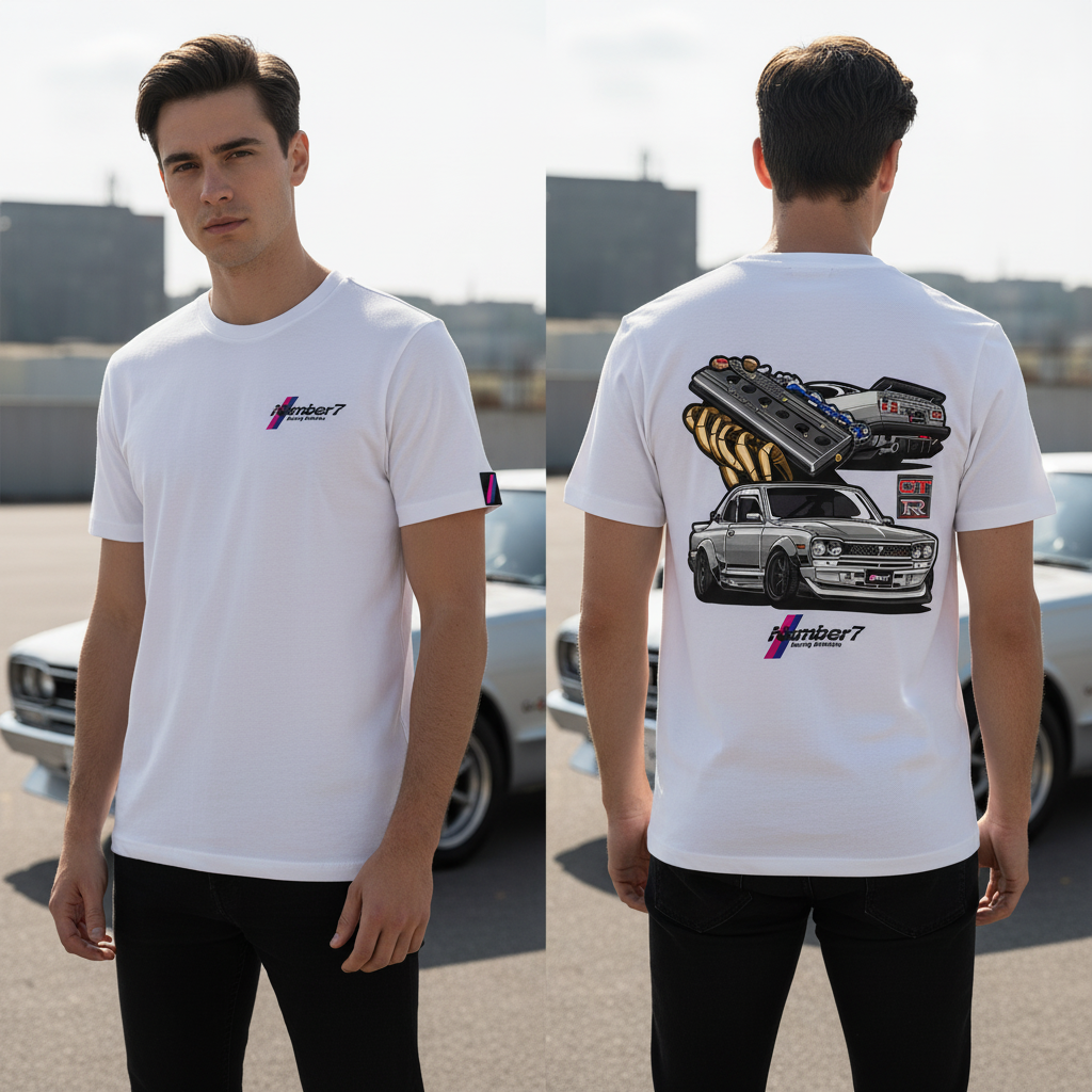Number7 Hakosuka BACK PRINT T-SHIRT Number7 — image 2