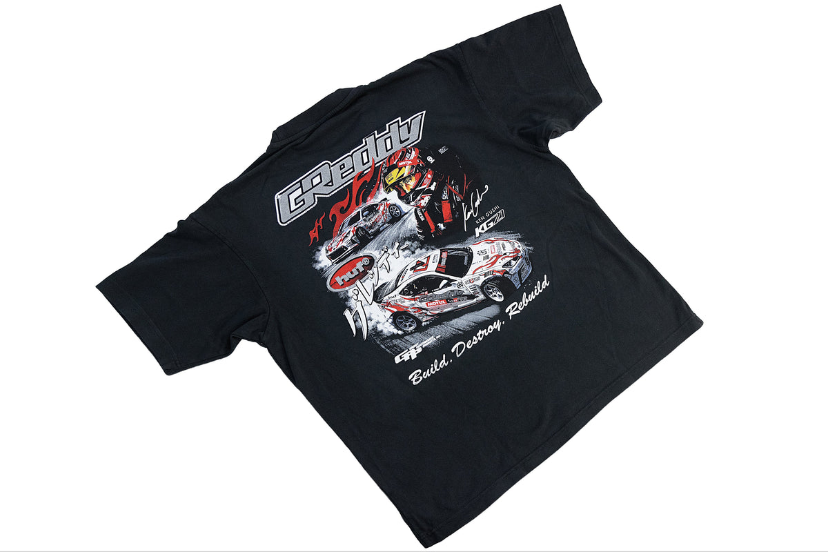 HUF X Ken Gushi Tee - Pigment Black — image 1