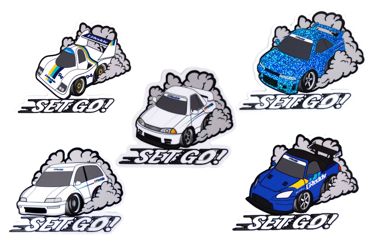 GReddy Set Go! - Sticker Pack — image 1