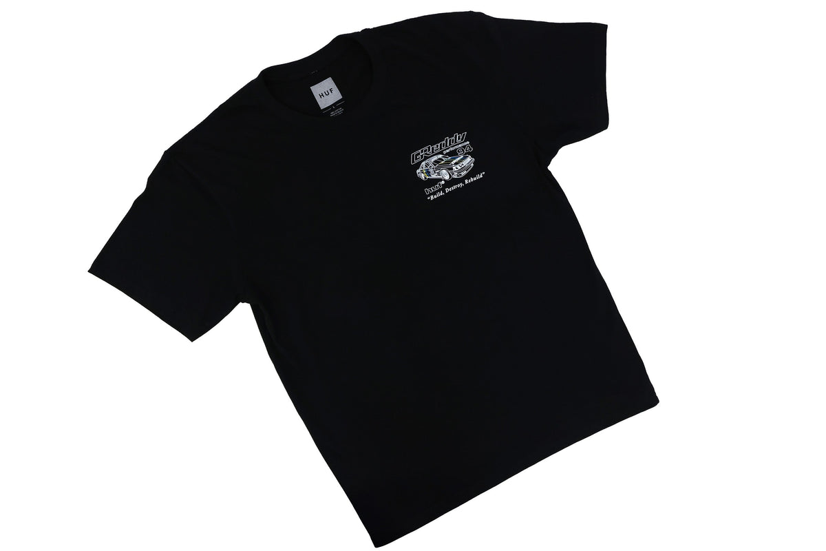 GReddy x HUF Retro Mod Tee - Black — image 4