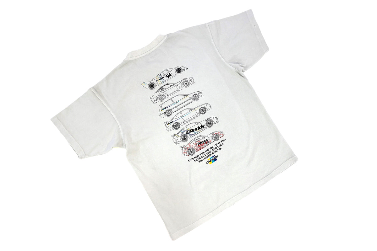GReddy Heritage 4.0 Boxy Tee - Pigment Lunar Rock — image 1