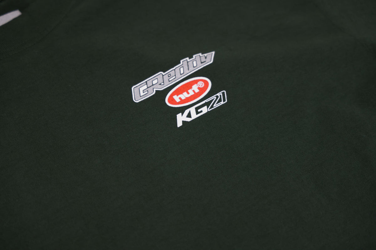 HUF X Ken Gushi Tee - Moss — image 4