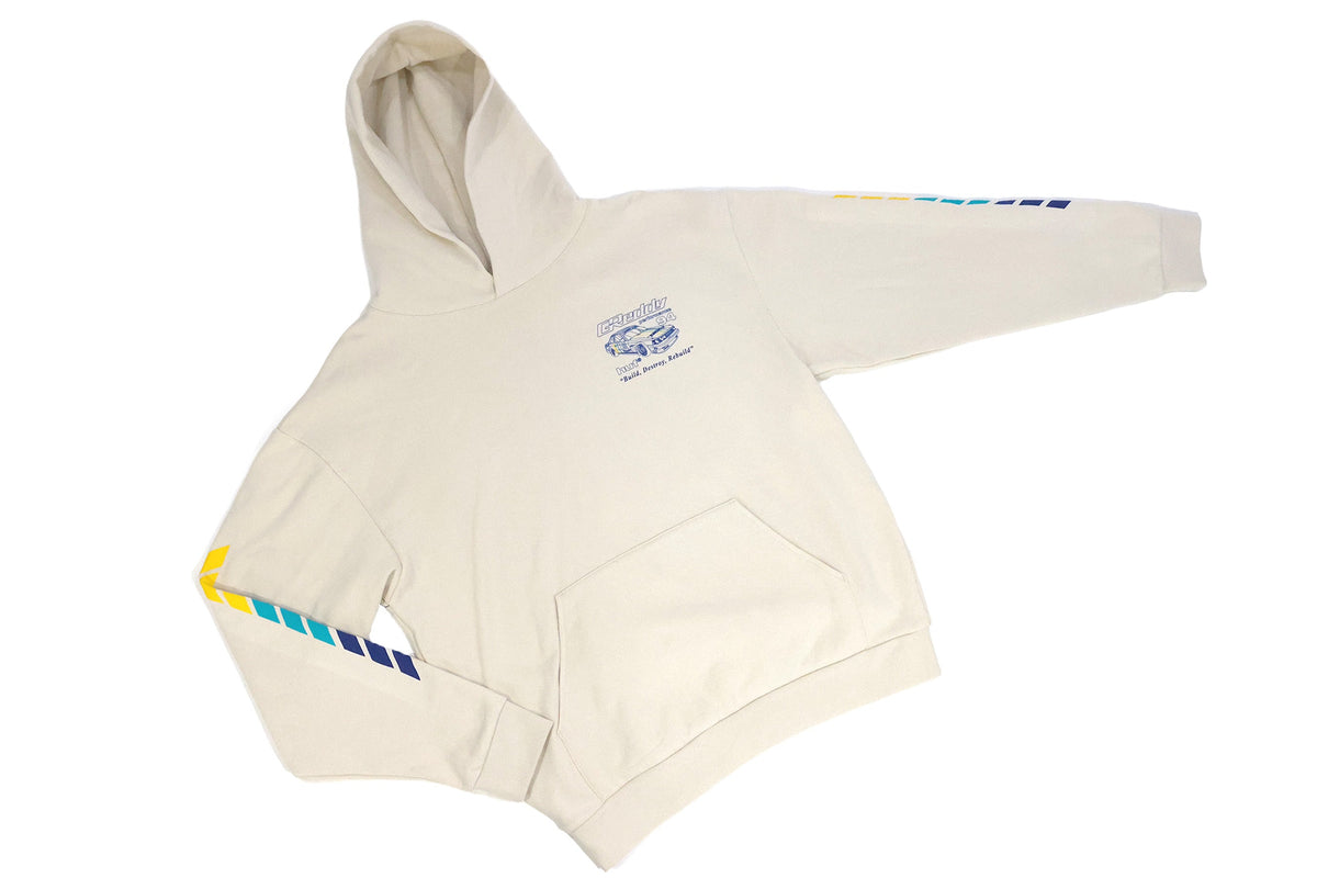 GReddy x HUF Retro Mod Hood - Ivory — image 3