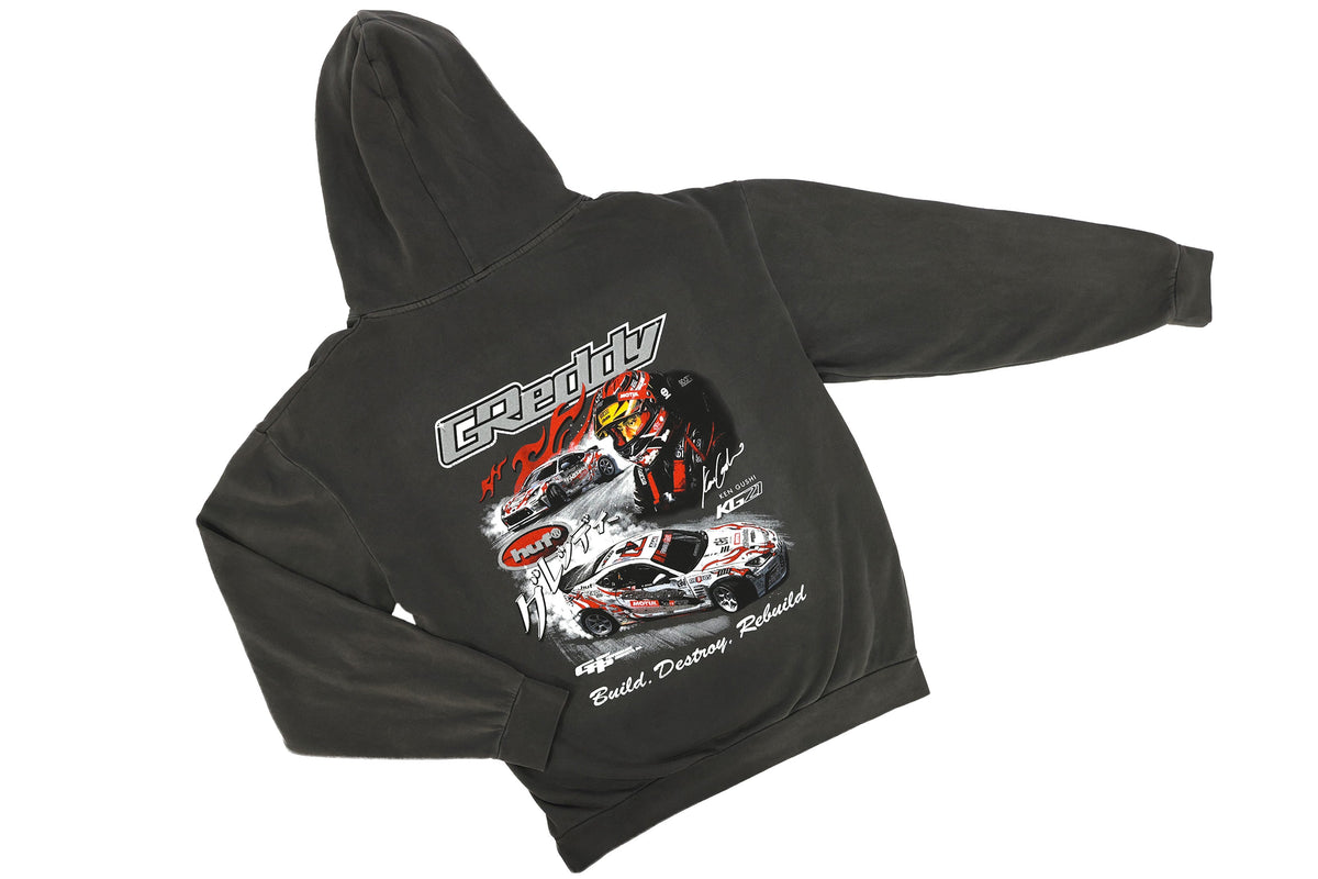 HUF X Ken Gushi Hood - Shadow — image 1