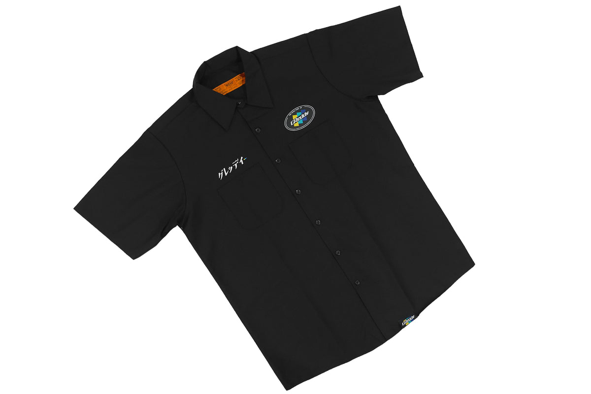 GReddy Mechanic's Button-up Work Shirt(s) V3 - Black — image 1