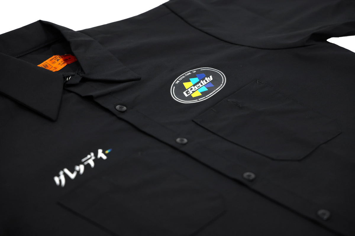GReddy Mechanic's Button-up Work Shirt(s) V3 - Black — image 2