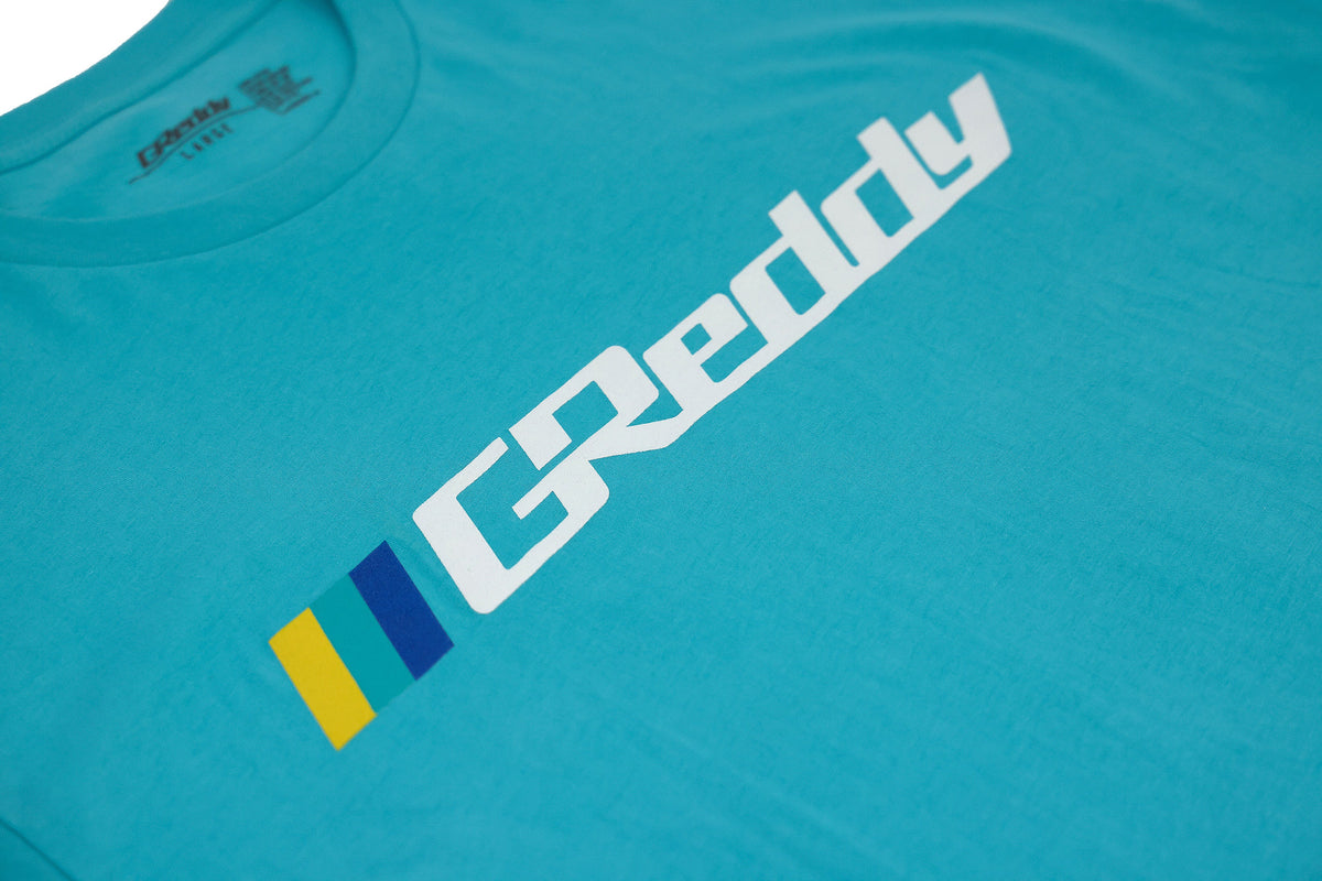 GReddy OG Logo Tee - Tahiti Blue — image 2